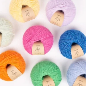 Alpaka Merino Aran Garn leicht Schlag Stricken Wolle getragen Baby weich TROPFEN LUFT - Bild 1 von 63