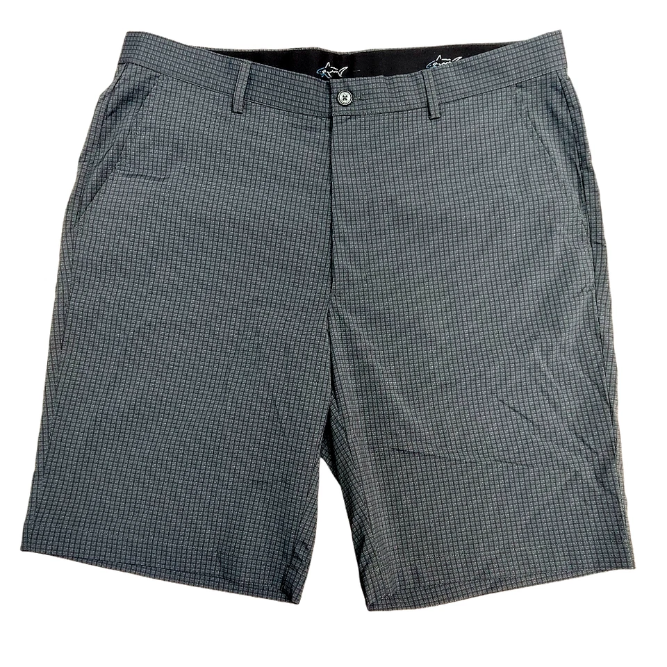 Greg Norman Mens Ultimate Classic Travel Short (Black Square, Size 40) NWT - Image 1 of 1