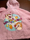 NWT XS Embroidered Chip N Dale hood windbreaker coat jacket ladies Oh My Disney