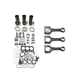 Brand-new Overhaul Rebuild Kit+3pcs Connecting Rod Fit For Yanmar 3TNV74 Engine - Picture 1 of 3