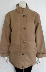 Damen Jacke Kutte Übergangsjacke mit Kapuze  Parka Beige  Grösse M NEUWARE OVP - Bild 1 von 9