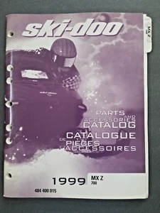 1999 Ski Doo MX Z Snowmobiles Original Dealer Parts Book Manual - Picture 1 of 3