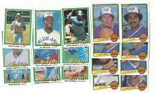 1981 & 1983 DONRUSS BLUE JAYS - 17 Card LOT