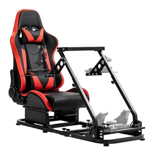 Marada Flight Racing Sim Cockpit mit Sitzspiel für HOTAS Warzenschwein Thrustmaster - Bild 1 von 7
