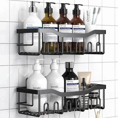 Shower Caddy 2 Pack,Adhesive Shower Organizer for Bathroom Storage&Home Decor&Ki - Image 1 of 4