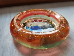 Posacenere Resina tema "marina" soprammobile decorazione idea regalo artigianale - Foto 1 di 4