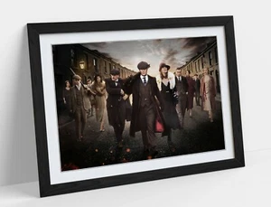 PEAKY BLINDERS CREW - PÓSTER ENMARCADO ARTE IMAGEN IMPRESIÓN OBRA DE ARTE- - Imagen 1 de 10
