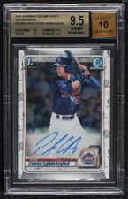 2020 Bowman Draft Chrome Picks Pete Crow-Armstrong #CDA-PC BGS 9.5 GEM MINT Auto