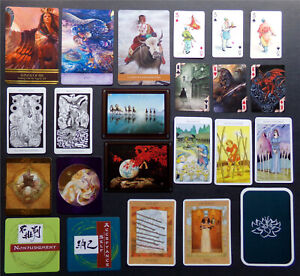 Tarot Card Lot 23 Singles Mixed Art Mystic Tao Animal Horror God/dess Divine Set