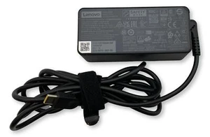 Genuine Lenovo 45W USB C Type C Charger For ThinkPad L480 L490 L580 L590 P52S - Afbeelding 1 van 2