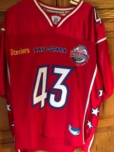 Rare Authentic Sewn Reebok Steeler Troy Polamalu 2005 Pro Bowl Jersey 52 - Picture 1 of 5