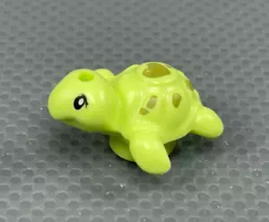 LEGO Animal Minifigure Baby Turtle Yellowish Green Olive Green Spots Friends - Picture 1 of 12
