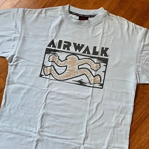 VTG Keith Haring AirWalk Shirt Men Large Blue Pop Street Art New York Banksy 80s - Picture 1 of 11