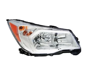 For Subaru Forester 2014 2015 2016 Headlight w/Bulbs, Chrome Bezel, Right Side - Picture 1 of 8