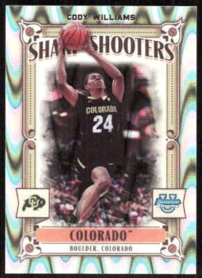 2024-25 7035C BOWMAN CHROME SHARP SHOOTERS WAVE REFRACTOR CODY WILLIAMS 18/150 - Image 1 of 2