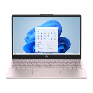 HP 14 pollici HD Windows computer portatile processore Intel N150 4 GB RAM 128 GB - rosa tranquillo - Foto 1 di 1