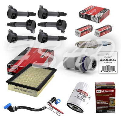 Kit de puesta a punto Ford Flex 2013 3,5 L V6 bobina de encendido DG520 SP520 FA1884 FL500S EV257 Foto 1 de 4