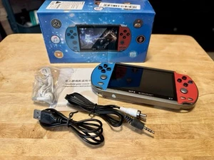 X7 MP5 Video Gaming Handheld (Red/Blue) With 4.3" screen and 22,000 Games ~ NEW! - Picture 1 of 5