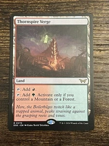 Thornspire Verge - Duskmourn: House of Horror (DSK) - EN R 0270 - Imagen 1 de 2