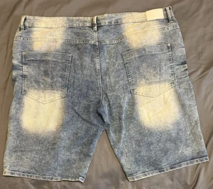 Southpole Men's Denim Jean Shorts Size 48 (52”) Light & Acid Wash Distressed - Picture 1 of 4