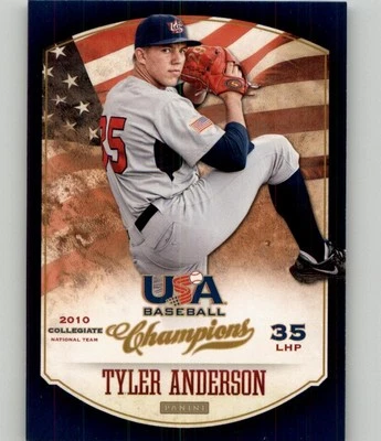 2013 Panini USA Baseball Champions Tyler Anderson #6 - Image 1 of 2