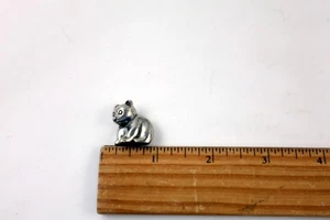 Danforth Pewter Miniature Small Bear Cub Figurine Netsuke Made In Vermont, USA - Picture 1 of 3