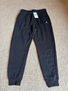 Nike Air Jordan Brookyn Essential Fleece Joggers DQ7340-010 Men’s Medium Black - Picture 1 of 9