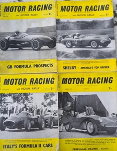 4 x Motor Racing& Motor Rally Magazine 1955, 1957 Feb,Mar,Apr, Formula 1,Le Mans - Picture 1 of 3