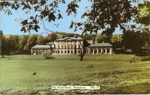 GEDRUCKTE POSTKARTE VON KEN WOOD HOUSE, HAMPSTEAD (BEI WEMBLEY), MIDDLESEX VON FRITH - Bild 1 von 2