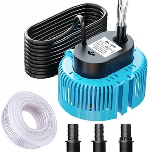 Pompa Immersione Acque Scure 75W 3000L/H Pompa Acqua Pompa Svuota Piscine con - Foto 1 di 12