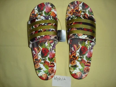 Nuevo con etiquetas Nuevo ADIDAS Adilette Floral Flor Cómodo Toboganes Para hombres 12 Para mujeres 13 Raro Foto 1 de 4