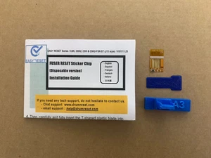 Chip adhesivo de restablecimiento de fusor más fácil para OKI C9750 C9655 C9650 N DN DNW [C9K-FSR-ST] - Imagen 1 de 9
