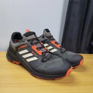 Adidas Terrex Swift R3 Gore-TEX GTX Hiking Shoes Mens 11 Solar Red Preowned - Picture 1 of 6
