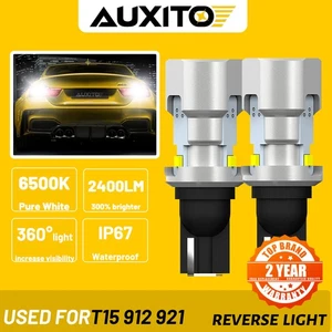 LED Backup Reverse Bulbs Lights White 921 912 916 2835 922 T15 6500K Xenon White - Picture 1 of 17