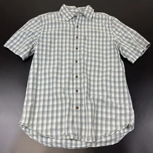 Camicia Carhartt blu a quadri manica corta taglia L alta - Foto 1 di 4