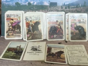Vintage Spielkarten alt Fournier Baraja Taurina Stierkämpfer Antonia Cajero - Bild 1 von 6