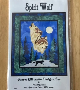 SPIRIT WOLF - Wanddecke Muster - Sunset Silhouette Design 311 - Bild 1 von 8