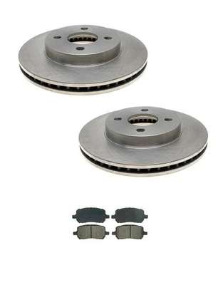 For 2005-2010 Chevrolet Cobalt 2.2L Lug Only Front Disc Brake Rotors Brake Pads - Image 1 of 4