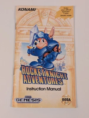 Sega Genesis Rocket Knight Adventures Authentic Game *MANUAL ONLY*⬅️🔥 - Image 1 of 4
