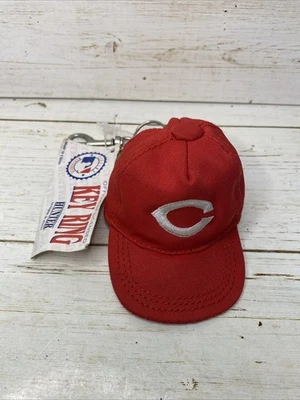 Vintage Cincinnati Reds Hat Ball Cap Keychain Key Ring 4” Rare 1997 NWT - Image 1 of 4
