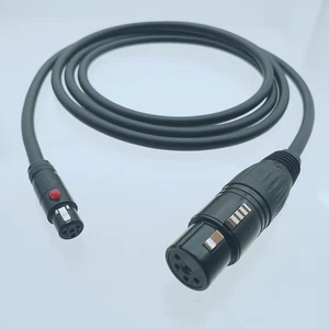 Adaptateur Câble Mini-XLR TA4F Jack vers Grand XLR 4 Broches Femelle Audio Équilibré L-4E6S - Photo 1/2