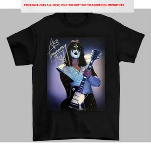 Rare Hot Ace Frehley Singer Cotton Black S-5XL Shirt AA484 - Bild 1 von 4