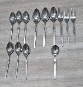 Rogers Insilco Fashion Stainless Flatware Japan Knives Forks Spoons Excellent - Picture 1 of 4