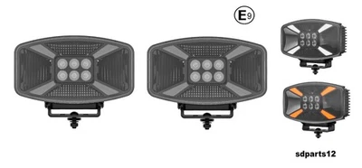 2x LED Arbeitsscheinwerfer 140W 12V-24V Spot Combo Licht E-Markiert für LKW BUS - Bild 1 von 4