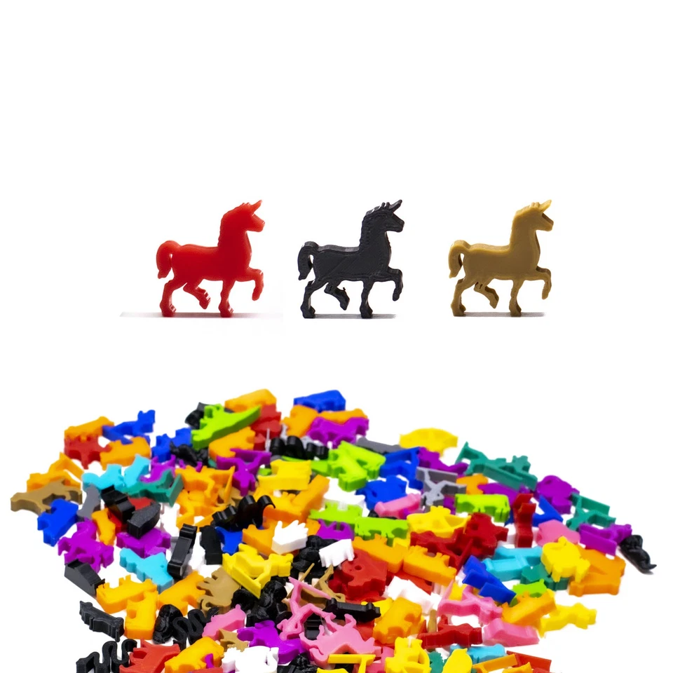 Фигурки Unicorn Meeple Fantasy для настольных игр - предметы настольной игры жетоны DnD - Изображение 1 из 4