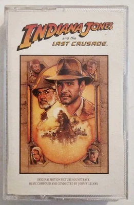 INDIANA JONES AND THE LAST CRUSADE SOUNDTRACK CASSETTE TAPE VERY GOOD CONDITION  Foto 1 de 4
