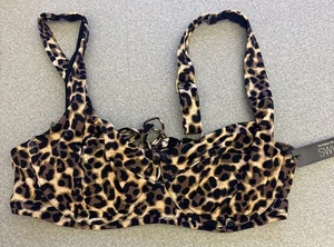 Victoria Secret, Essential Full-Coverage Bikini Top. 36C. True Cat. NWT - Picture 1 of 5