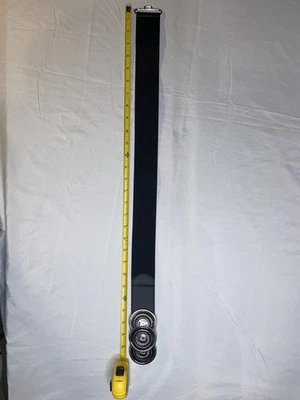 Cinturón para mujer Vince Camuto, negro, hebilla plateada, pequeño, S, Foto 1 de 4