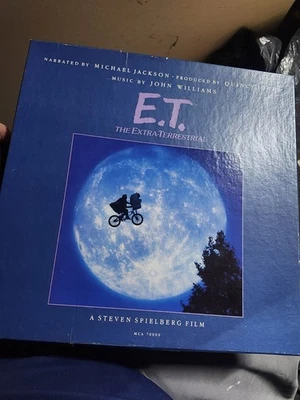 E.T. The Extra-Terrestrial LP Box W/ Book 1982 MCA Michael Jackson John Williams - Image 1 of 4