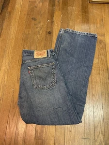 Levi's 505 Jeans Herren 31x32 Blau Straight Medium Wash 100% Baumwolle Denim - Bild 1 von 6